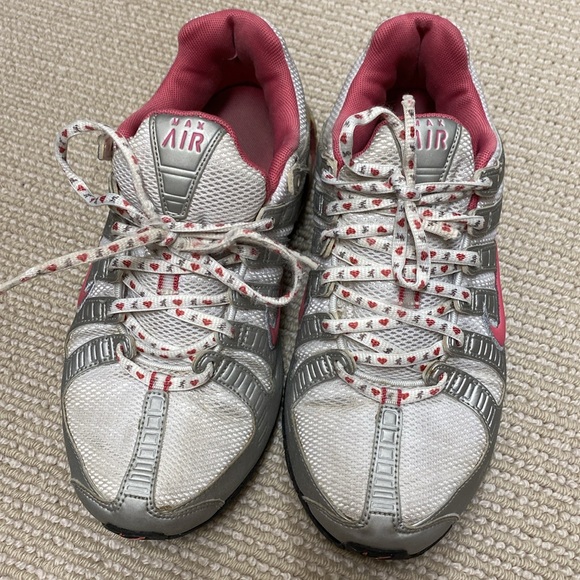 Nike Silver and Pink Max Air Sneakers (size 7) - Picture 3 of 10